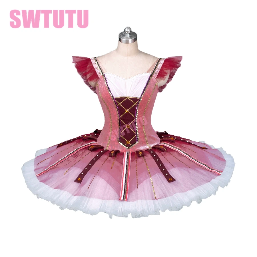 

Don Quixote ballet tutu red professonal ballet tutus for children nutcracker tutu ballet stage costumes tutu pancakeBT9123