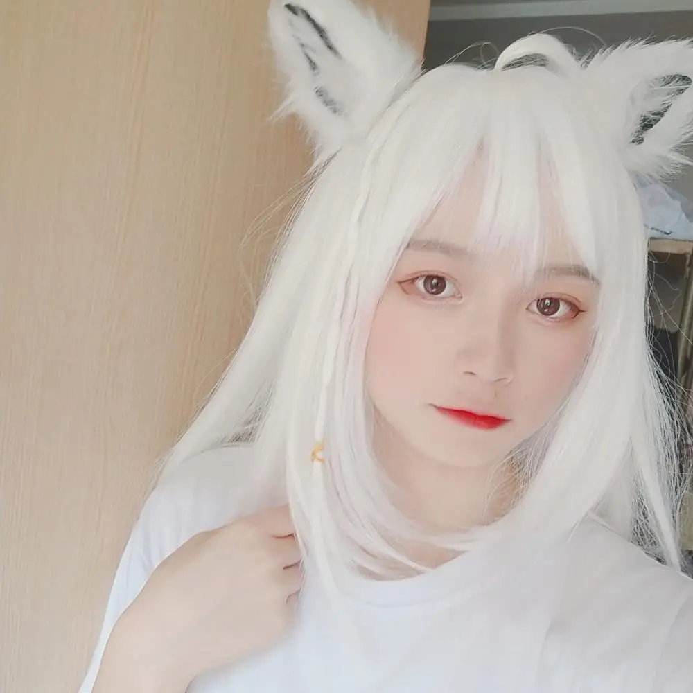 Fox Neko Cat Ear Katzenohren Clip Anime Kostüm Hair Haar Cosplay Party Lolita 