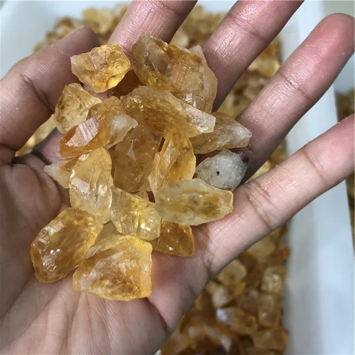 

100g Raw Natural Citrine Quartz Crystal Rough Stones Original Brazil Specimen Natural Stones and Minerals