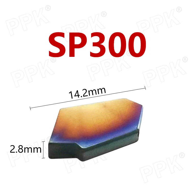 

10PCS SP300 High hardness Nano blue coating CNC machine tool lathe accessories