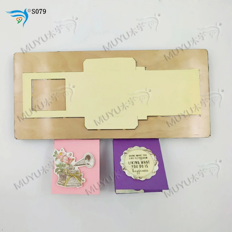 Box-S079 для шоколадного соуса, новая деревянная форма для скрапбукинга, Thickness-15.8mm