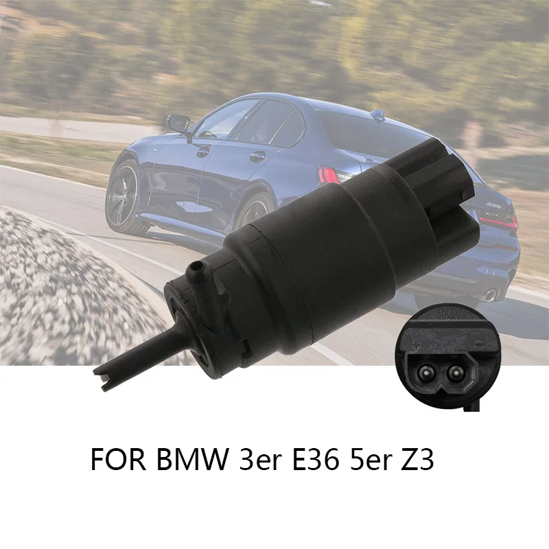 Новый двухконтактный насос для омывателя лобового стекла с втулкой BMW E36 318i 323 325 328
