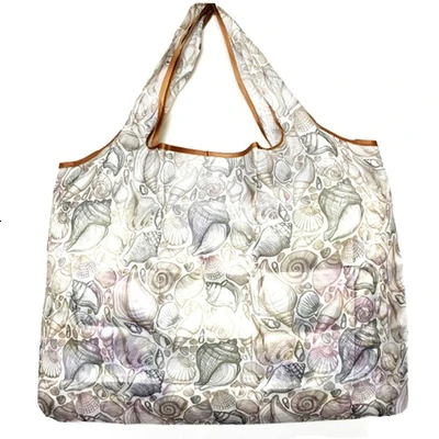 Supermarket Shopping Bag New Eco Bag For Fruit Vegetable Waterproof Woman Store Tote Bag/Foldable Shopping Bags Reusable - Цвет: Haizhen shell