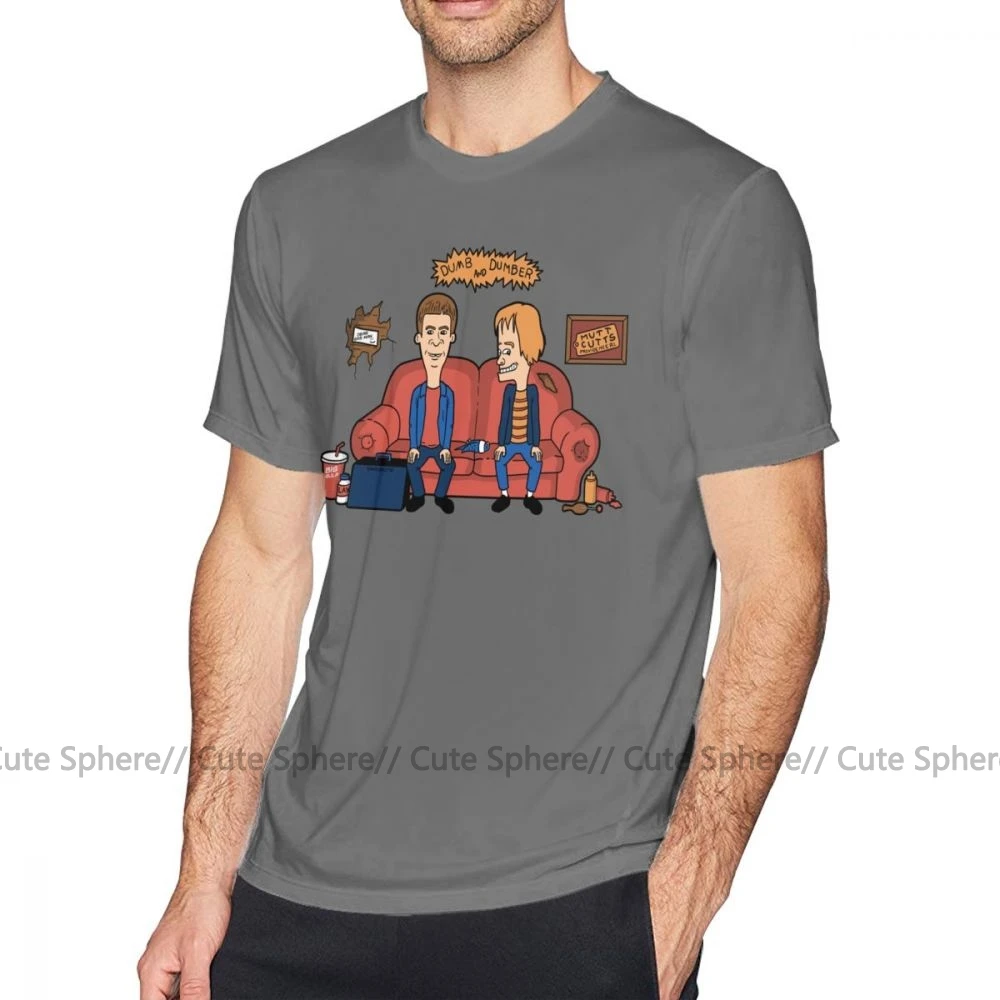 Beavis And Butthead футболка Гарри и Ллойд Футболка Мужская хлопковая футболка 6xl потрясающая пляжная графическая футболка с коротким рукавом