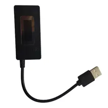 Testeur de courant et de tension de batterie, Micro chargeur USB LCD KCX 017, avec interrupteur 0,05 a 3,50 a
