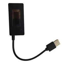 KCX-017 LCD Micro USB Charger Battery Capacity Voltage Current Tester Meter Detector With Switch 0.05A-3.50A