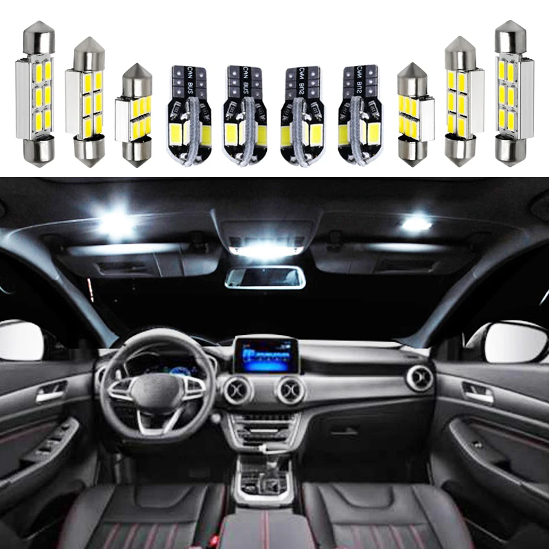 For Suzuki Swift Sport 2004-2020 Canbus Interior LED Bulbs Vehicle Dome Map  Reading Trunk Door Light Auto Lamp Accessories Kit