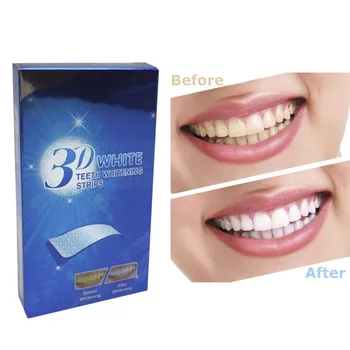 

2018 Hot Natural Non-Toxic 3D White Gel Teeth Whitening Strips Oral Hygiene Care Teeth Strips Whitening Dental Bleaching Tools