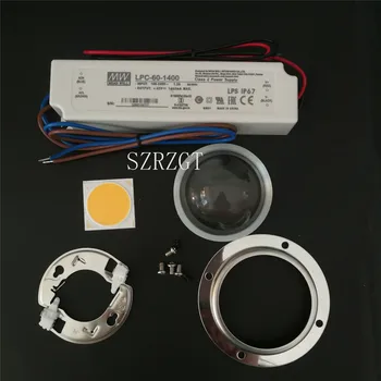 

CREE COB CXB 3590 LED growth lamp 3500K/5000K 36V LED growth lamp and 100MM lens and 42V driver For promote plant growth.