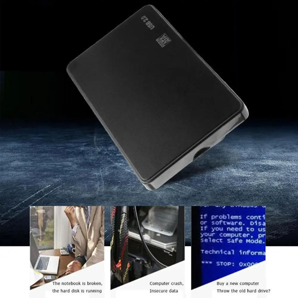 2,5 дюймов HDD SSD Box 5 Гбит/с Sata на USB 2,0 адаптер Поддержка 2 ТБ внешний жесткий диск корпус HDD диск чехол для WIndows Mac