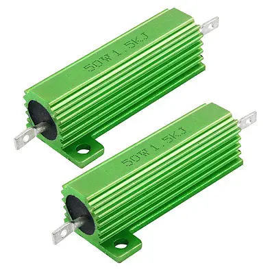 50W 1,5 k Ohm винтовой кран монтируется в алюминиевом корпусе проволочные резисторы 2 шт
