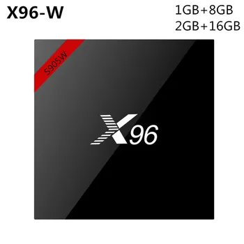 

X96 S905W Quad Core DDRIII 1GB/2GB Flash 8GB/16GB mini 4K Smart TV Box Support Wifi HEVC HDR10 1080p Media Player