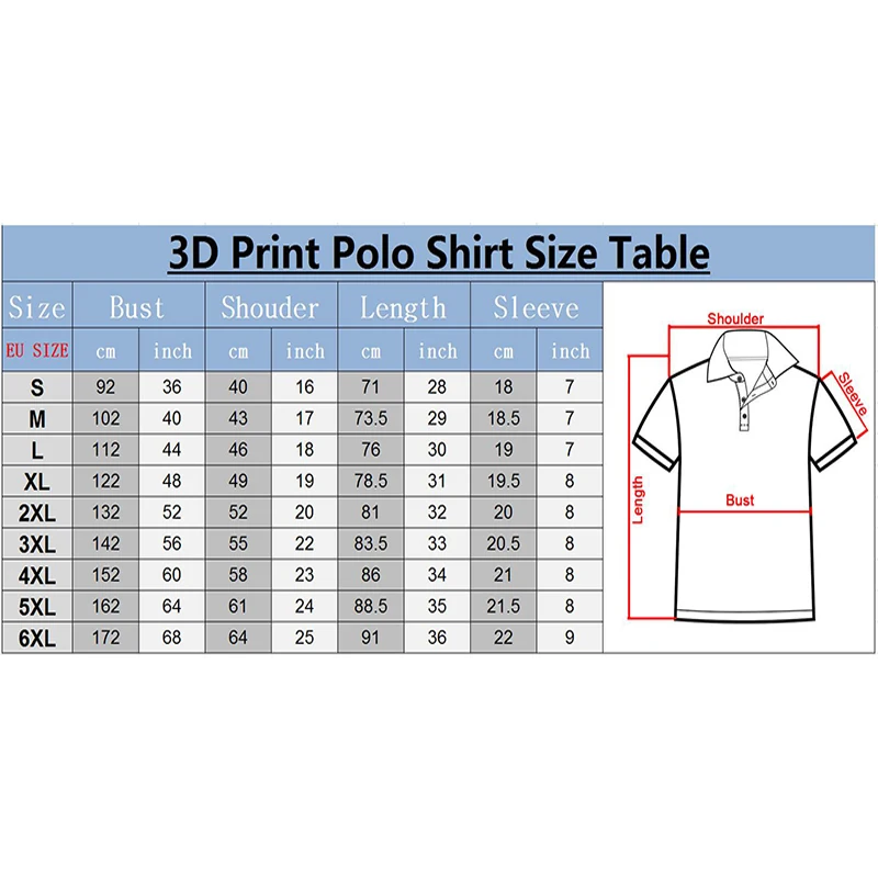 us size to eu t shirt