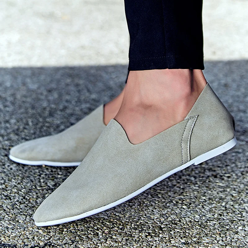 Мокасины Valstone мужские замшевые микрофибра дышащие лоферы Повседневная Уличная