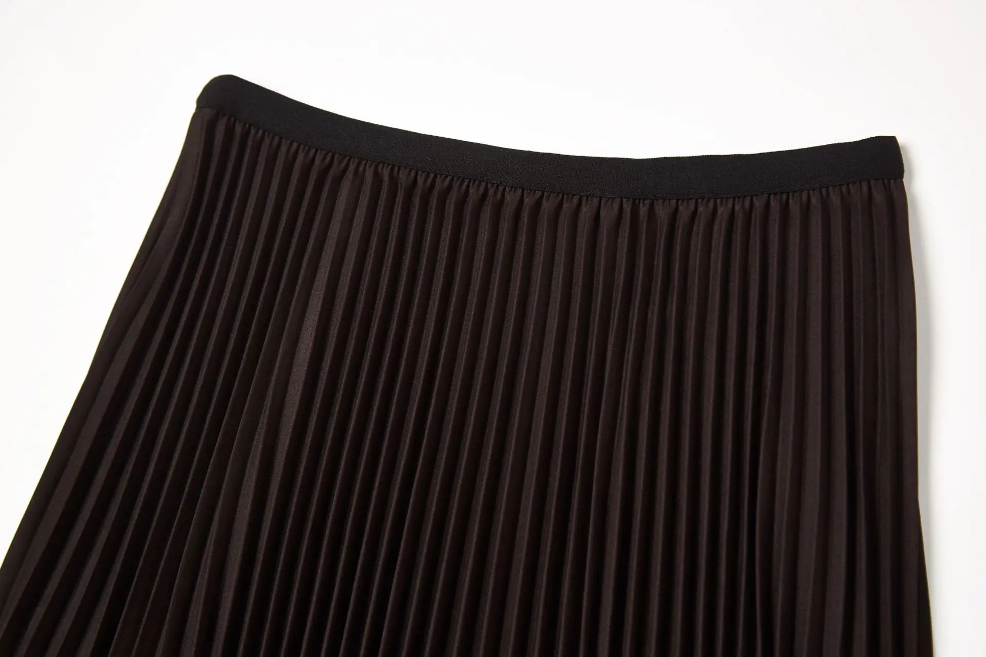 LANMREM Pleated skirt mid-long folded vintage skirt gradient color elastic waist pleated bottoms famale 2020 fashion new YJ726