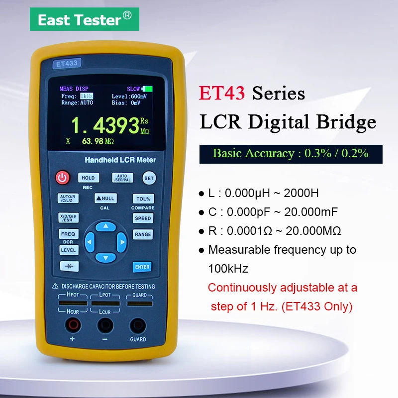 ET430 ET432 ET433 ET431 Multifunctional Handheld LCR Digital Bridge