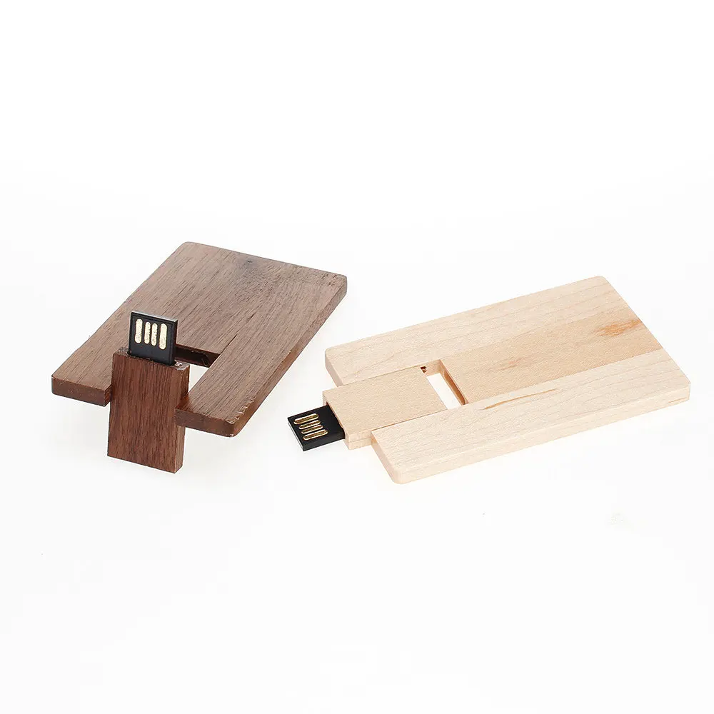 Деревянный Мини-usb-носитель в виде карточки usb флэш-накопитель usb 2,0 4 ГБ 8 ГБ флеш-накопитель 16 ГБ 32 ГБ 64 ГБ 128 ГБ креативный подарок карта памяти Пользовательский логотип