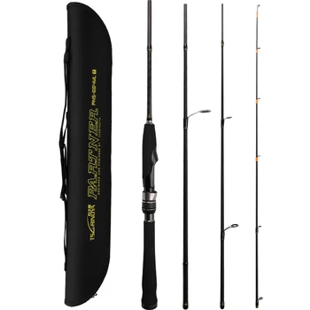 

TSURINOYA PARTNER Casting Spinning Fishing Rod 1.98m 2.13m 4 Sections ML M Power Fast Action FUJI Accessories Fishing Rod