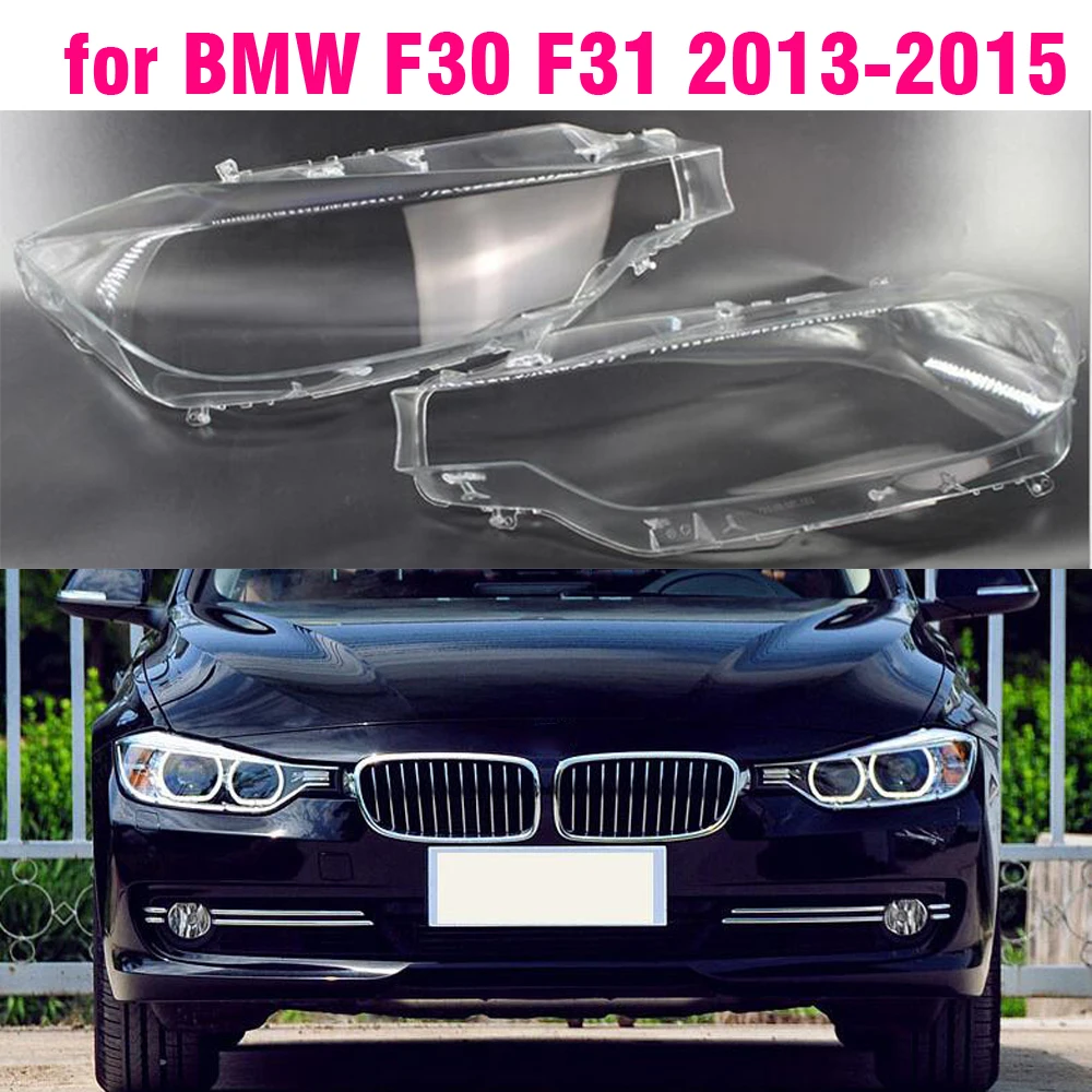 1pcs Car Front Headlight Lens Cover For Bmw For Bmw F30 F31 3 Series