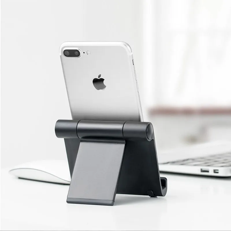 Регулируемый держатель для мобильного телефона Подставка из алюминиевого сплава металлическая подставка для планшета универсальный настольный держатель для iPhone iPad samsung