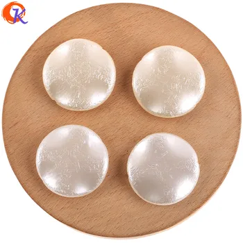 

Cordial Design 30*30mm 125Pcs Imitation Pearl Beads/Hand Made/Jewelry Accessories/Wrinkle Effect/DIY Making/Earring Findings