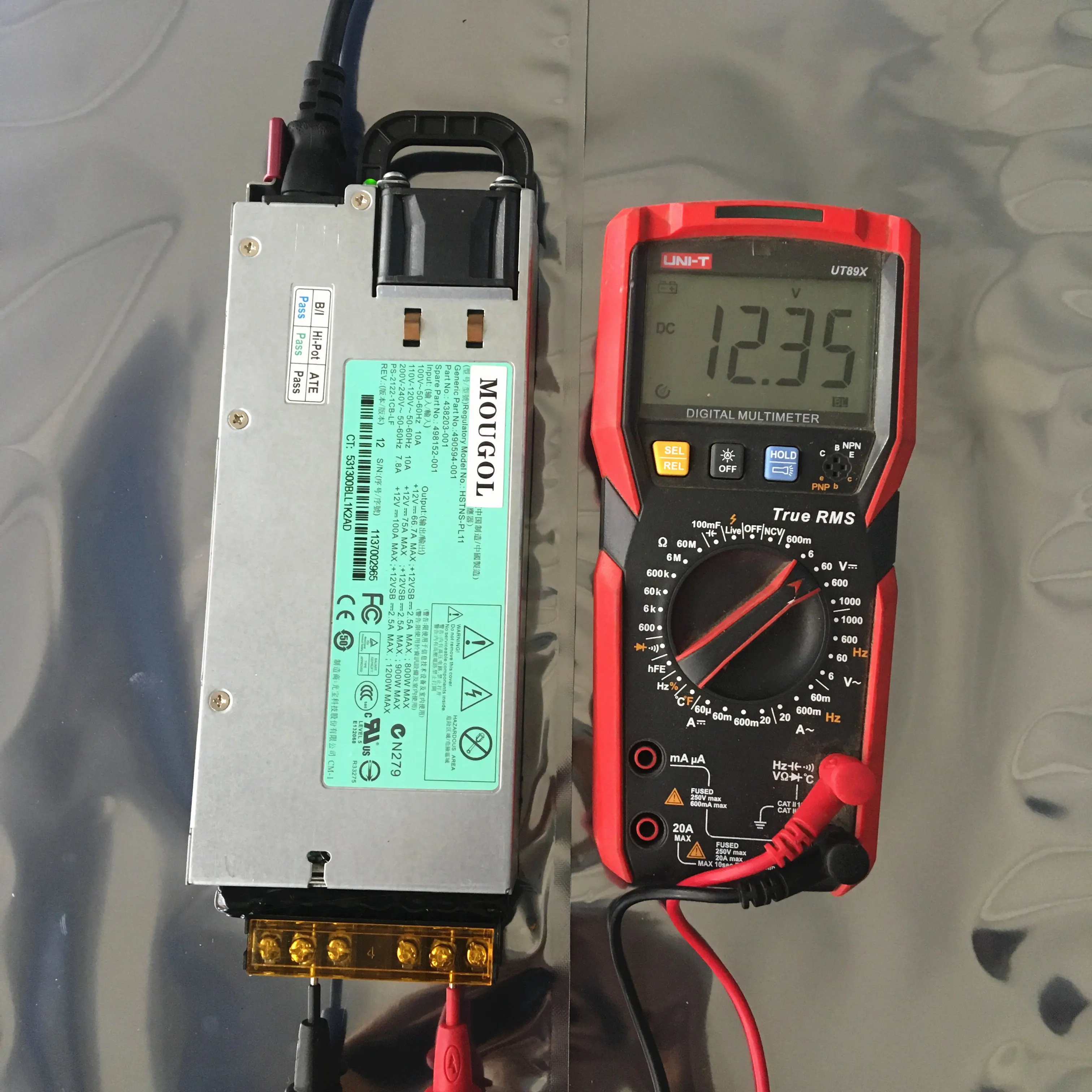 DL580G7 сервера Мощность DPS-1200FB в HSTNS-PL11 490594-001 438203-001 498152-001 аккумулятор большой емкости 12В 100A 1200W импульсный источник питания светодиодного табло