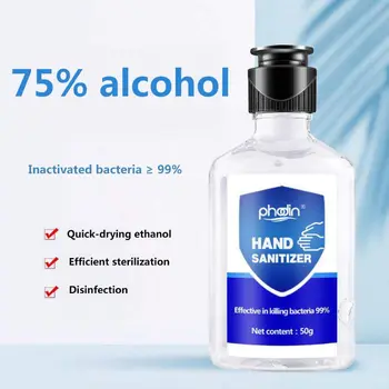 

50ml Portable Mini Disposable Gel Hand Sanitizer Anti-Bacteria Moisturizing Hand Soap X7YB