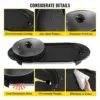VEVOR 2 in 1 Electric BBQ Pan Grill Hot Pot Portable Smokeless Durable Material Fast Even Heated for Shellfish Vegetables Home 4
