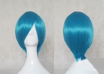 

Japanese Anime Another Kazami Tomohiko Athrun Zala Cosplay Wigs High-temperature Fiber Mazarine Short Hair + free hair net