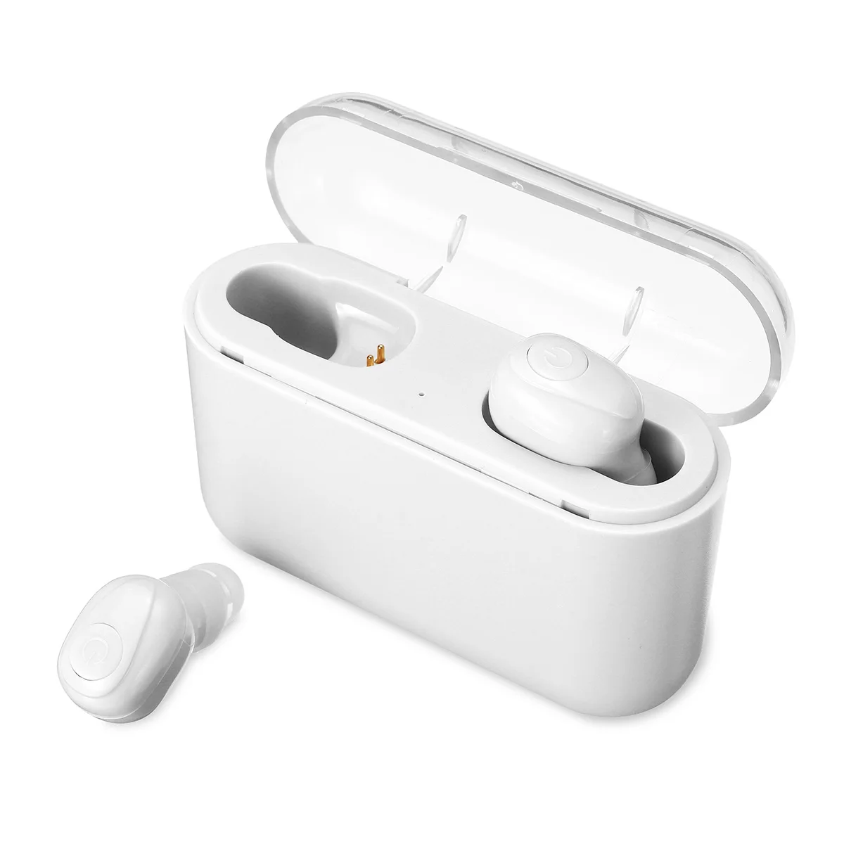 Белый TWS наушники bluetooth 5,0 настоящие беспроводные стерео мини наушники 2200 мАч Внешний аккумулятор с портативным магнитным зарядным устройством X8S - Цвет: Белый