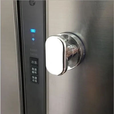 Maniglia A Ventosa Per Porte - 2 Pezzi, Forte Adsorbimento Per Vetro, Frigorifero, Armadietti E Bagno - Foto 3