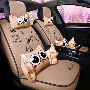 

Full Coverage flax fiber car seat cover auto seats covers for nissan rogue sunny sylphy teana j31 j32 terrano 2