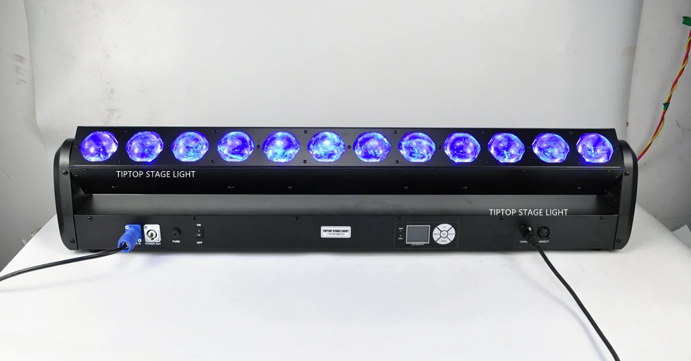 Gigertop TP-WP1230 светодиодный перемещение головы Бар луч светильник пиксельный светодиодный Управление RGBW 4IN1 Цвет светодиодный Дисплей для клуба диско этапа 12x30 W