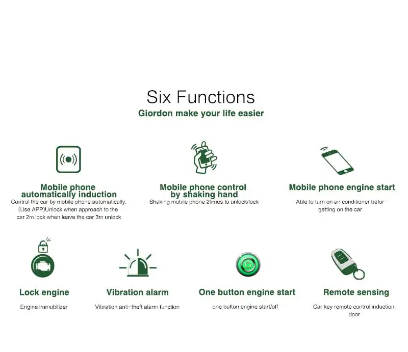 Автосигнализация с дистанционным запуском, автосигнализация, Android, автомобильный двигатель, центральный замок, смартфон Starline PKE, старт стоп