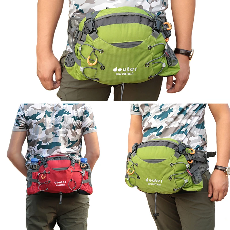 Light Running Waist Bags Breathable Cycling Waist Pack Outdoor Sport Accessories Bottle Holder for Riding Travel Shoulder  X350D