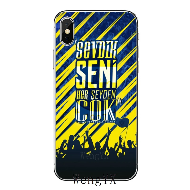 Для iPhone 11 pro XR X XS Max 8 7 6s plus SE 5s 5c iPod Touch 5 6 Чехол Турция Fenerbahce футбол - Цвет: fenerbahce-A-11