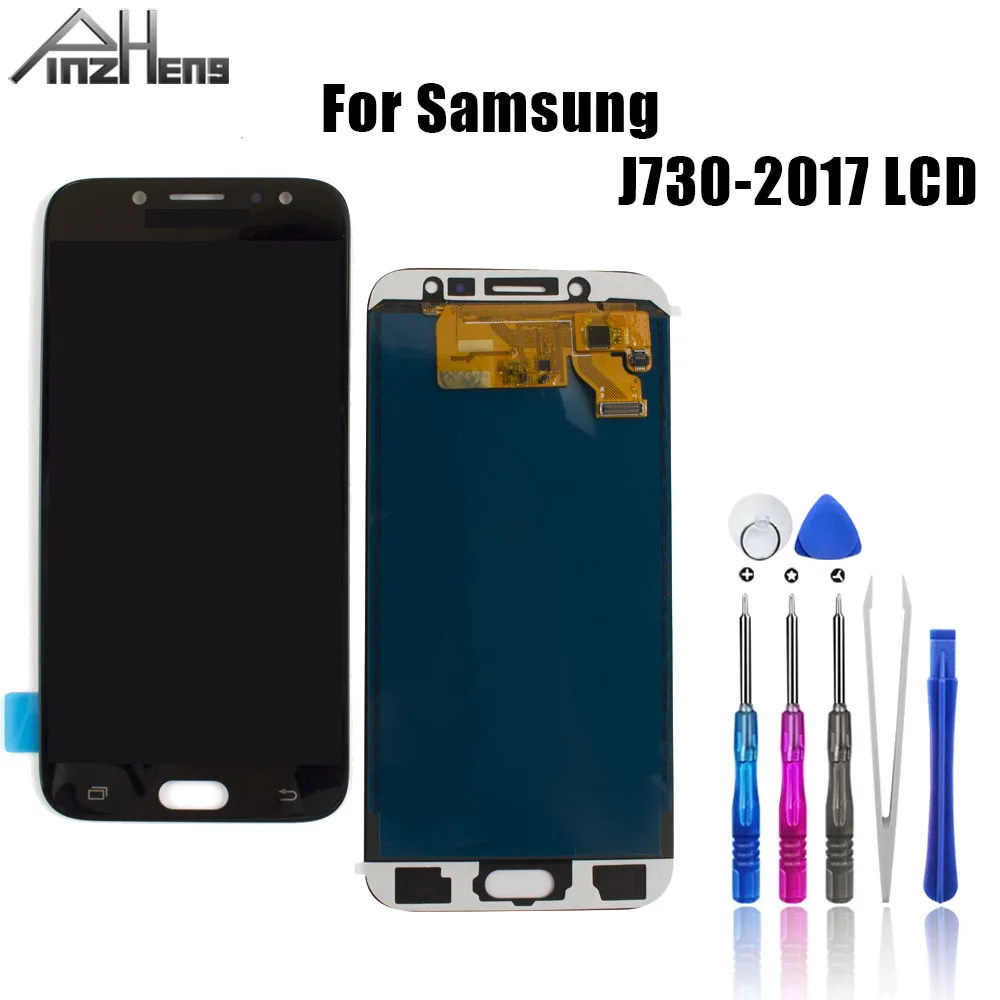 ЖК дисплей PINZHENG AAAA для Samsung Galaxy J7 Pro 2017 J730 J730F с дигитайзером в сборе сенсорный