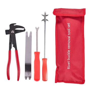 

4Pcs New Car Repair Parts Car Tires Stone Cleaning Tools Balance Hammer Cleaning Hooks Screwdrivers Rocker Tire Maintenance