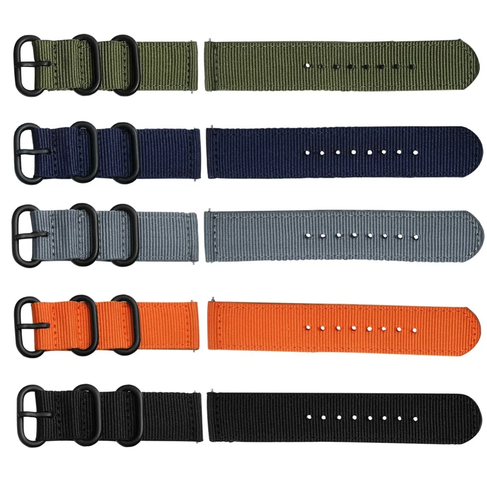 Ремешок нейлоновый для смарт часов Xiaomi huami Amazfit Stratos 2/2S PACE GTR 47 мм 22 мм|Ремешки