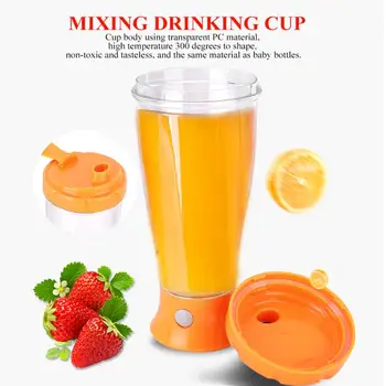 

Portable USB Electric Fruit Juicer Handheld Vegetable Juice Maker Blender Rechargeable Mini Juice Coffee Milk Mixing Cup