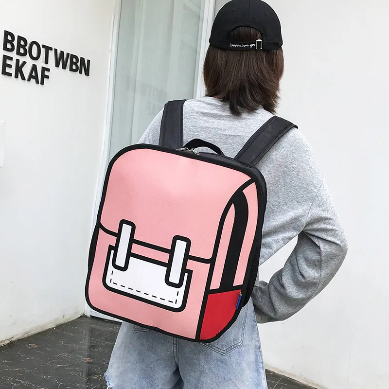 

New Style Juvenile Perrins Miu Miu Celebrity Style Canvas Backpack Middle And High School Students School Bag Women's Star Celeb