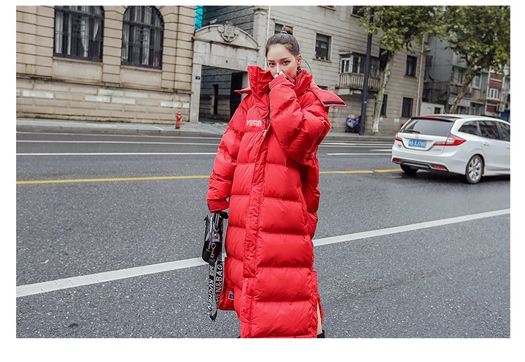 Зимняя куртка женская длинная стеганая ветрозащитная Женская куртка новинка большой размер с капюшоном утепленная верхняя одежда зимняя парка Женская 554