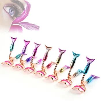 

Mermaid Eyelash Curler for Girls Lash Tweezers Curler Nature Curl Eyelash Extension Tools Makeup Curling Twisting Eye Lashes