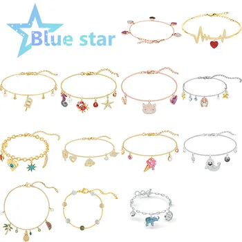 

Swarovskis bracelet original1:1exquisite Animal Series Bracelet Crystal Little Seal Bracelet Girl Confession Gift