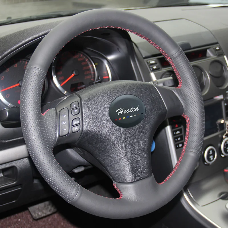 Крышка рулевого колеса автомобиля для Mazda 3 Axela 2003 2009 6 Atenza 2004 2008 5 2010 Оплетка на руль