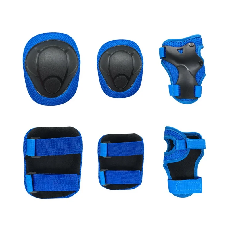 

6 Pcs Skating skating elbow protector Bicycle Skateboard Ice Skating Roller Knee Guard For Kid outdoors protection