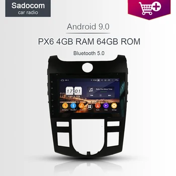 

PX6 8" Android 9.0 car stereo 6 Core 4GB RAM 64G Car DVD Player car radio 5.0 For kia CERATO FORTE 2008-2012 GPS Glonass Radio