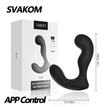 SVAKOM App Remote Control Male Prostate Massager Anal Vibrator Dilation Big Butt Plug G-spot Stimulation Adult Sex Toys For Men 1