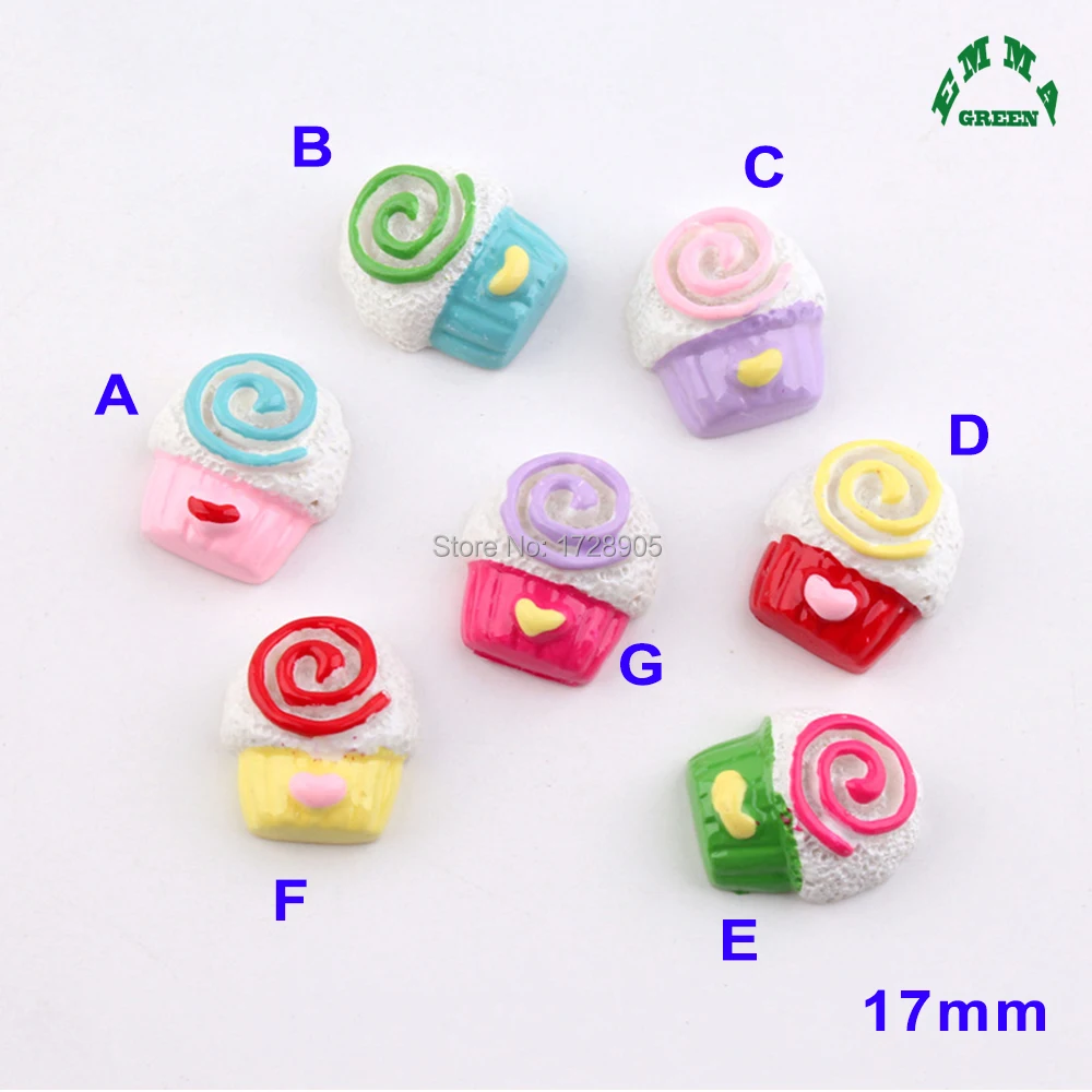 

Lolly Cabochon for Kids Slime Charms 10pcs Cute Flatback Resin Embellishments Kawaii Cabochons For Scrapbooking