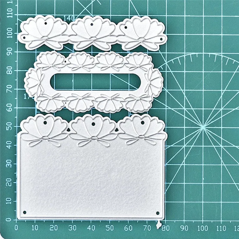 

Eastshape Flower Lace Frame Dies Metal Cutting Dies for Scrapbooking Craft Card Embossing Die Cut Template Stencil New 2019